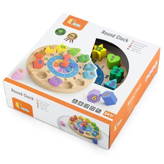 Shape sorting puzzle - clock